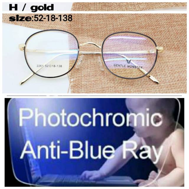 Frame Kacamata Terbaru, Kaca mata Anti UV &amp; Radiasi, Kacamata Minus, Kaca mata Photocromic Blueray