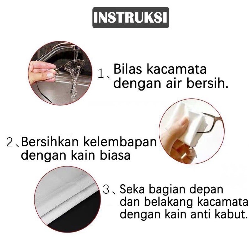 Lap Kacamata Anti Embun / Kabut