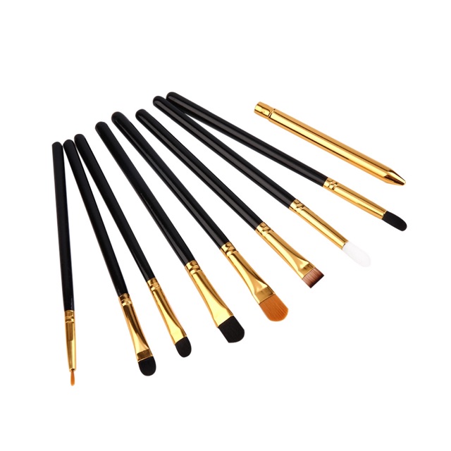 Maquiagem Brush Make Up 15 Set - Black Gold