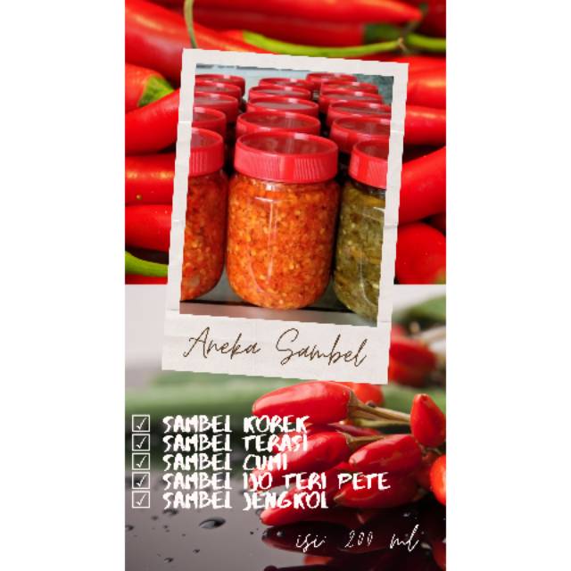 

Aneka sambel 200ml