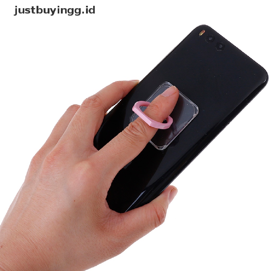 (Justbuyingg.Id) Ring Holder Hp Universal Transparan Bisa Berputar 360 °
