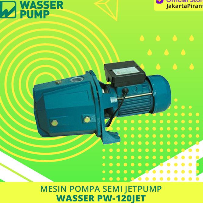 Mesin Pompa Semi Jet Pump Wasser Pw120Jet