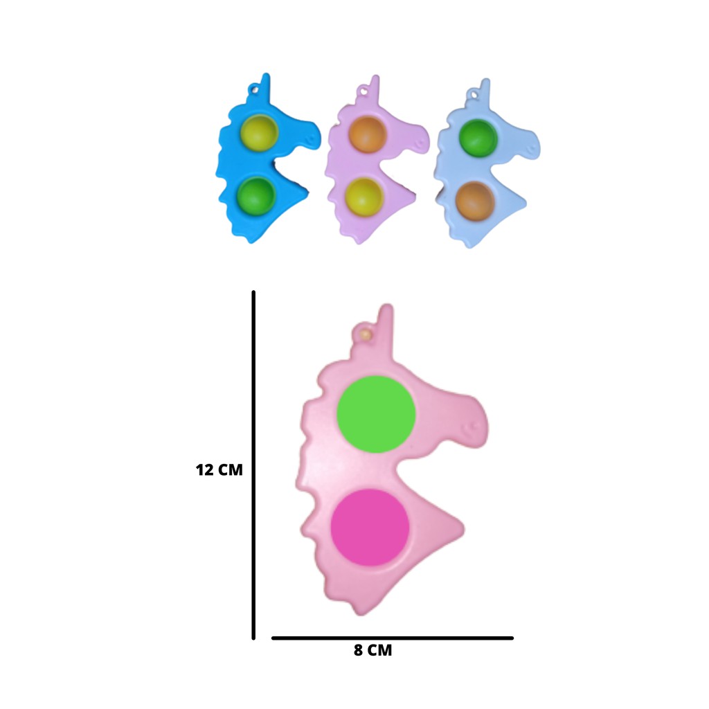(MI) Mainan Pop It Simple Dimple Pedang Kapak Mainan Anak Senjata Terbaru-2 UNICORN