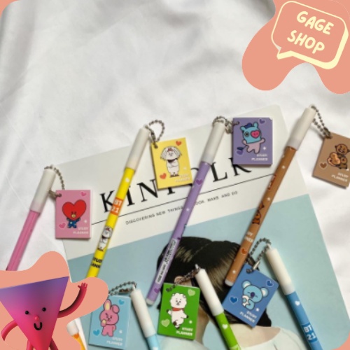 

pulpen bolpen gantungan buku bt (1 set= 8 pcs) pen lucu kebituhan anak sekolah imut bisa COD termurah bisa COD import