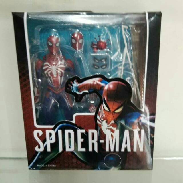 Mainan action figure
Shf spiderman ps4
tinggi sekitar 6 inch
Full artikulasi
Detail bagus
Bandai