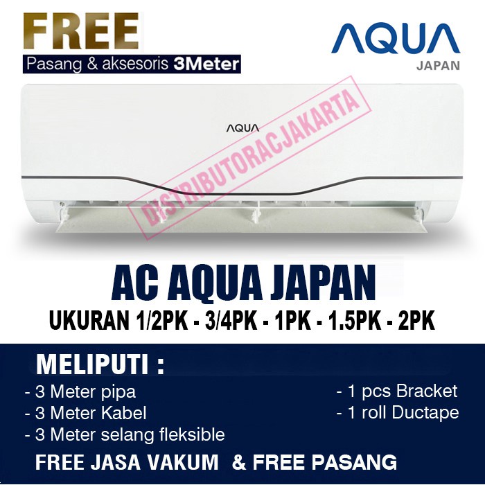 ac Aqua 1/2 pk - 3/ 4pk - 1 pk AQA-KCR ANR/AHR