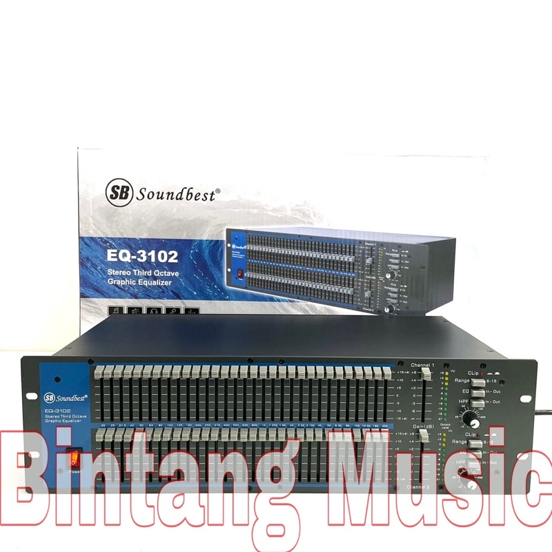 Equaliser Soundbest EQ3102 Original eq 3102 soundbest Eq3102