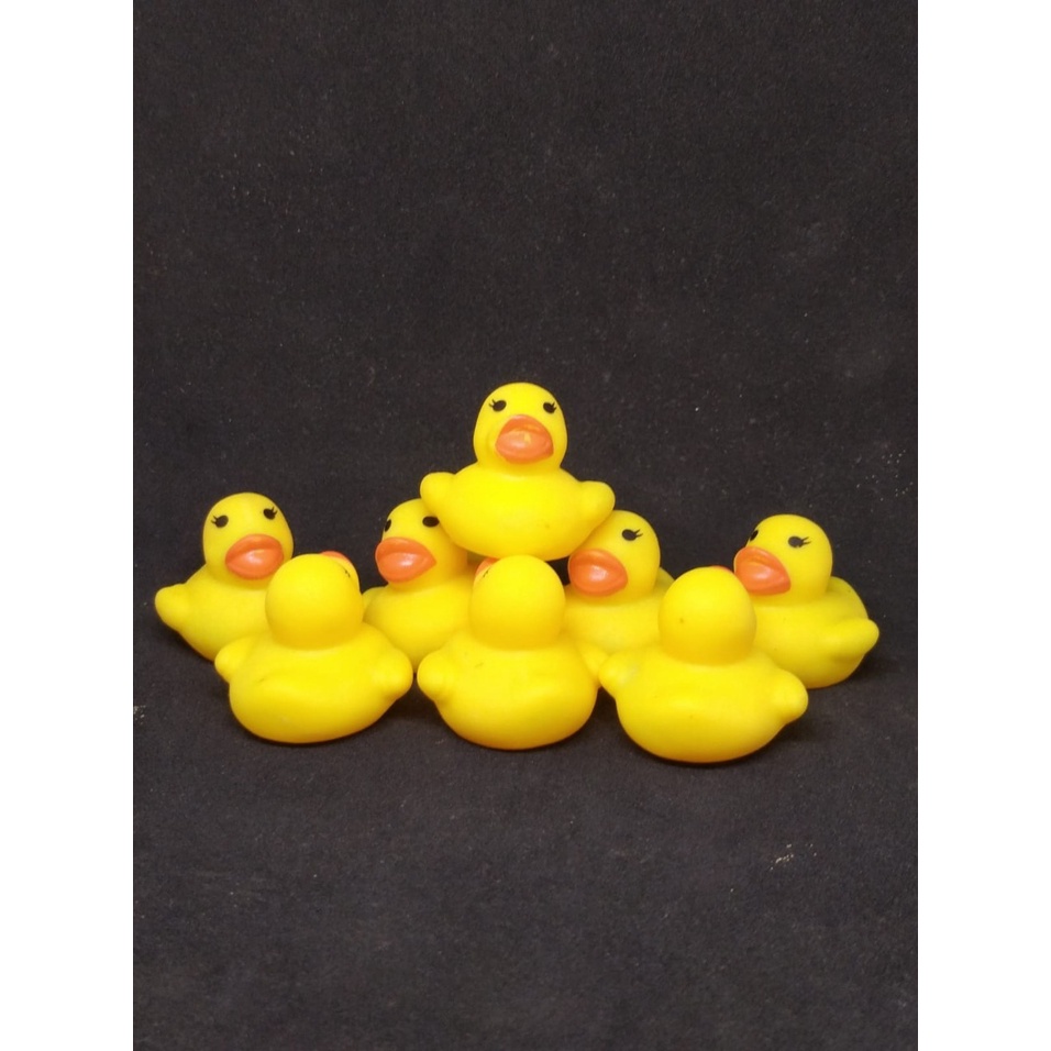 Mainan Bayi Anak Bebek Bath Toys Karet Baby Duck Mandi Bath