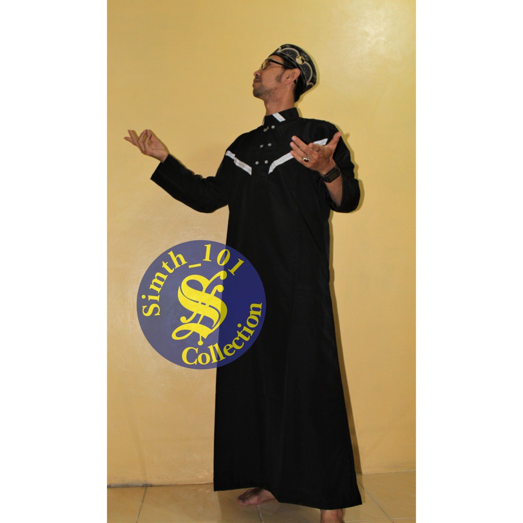 Baju Gamis Pria Arab / Gamis Arab / Gamis Pria Dewasa / Busana Muslim - Putih