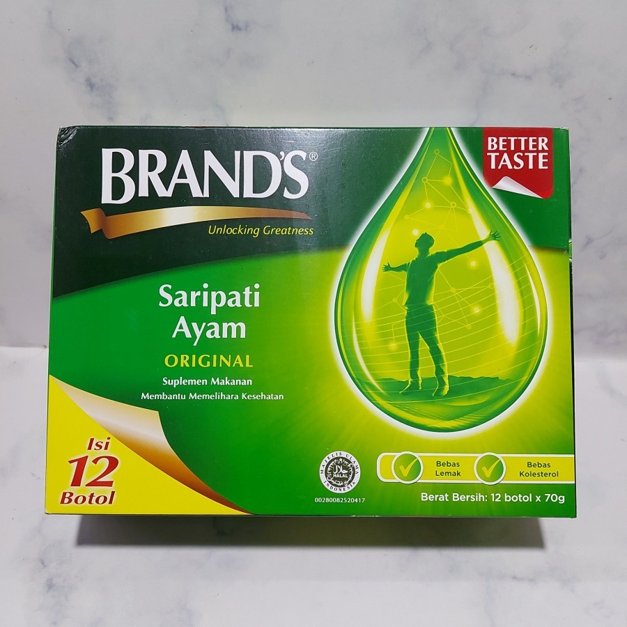 

BRAND'S Saripati Ayam Original 70 Gr (isi 12 botol)