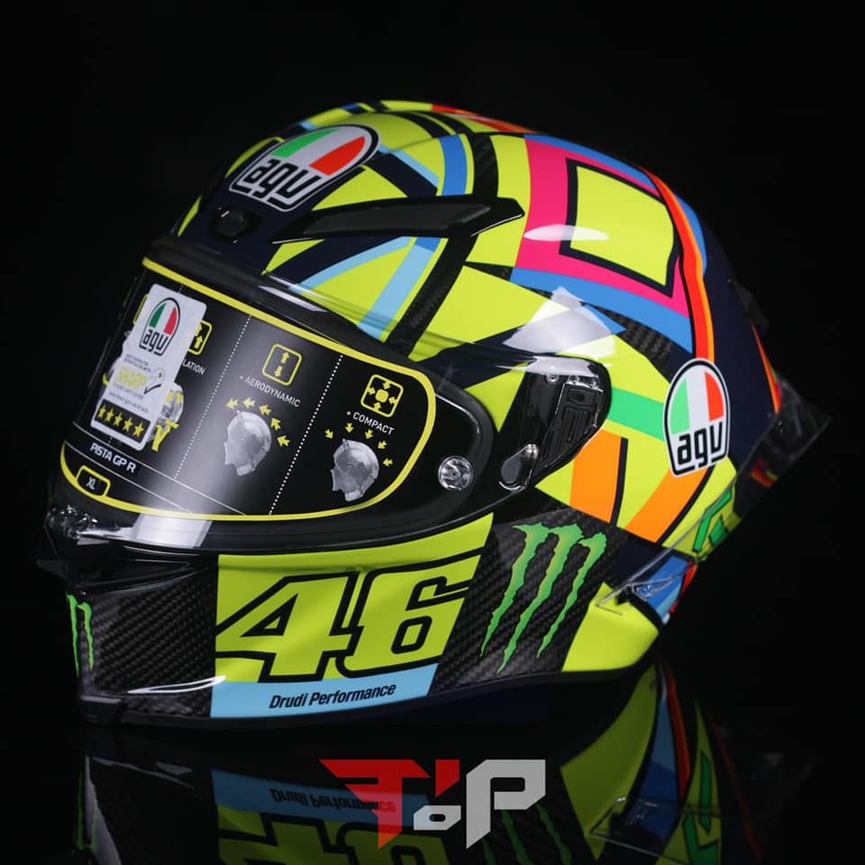 AGV Pista GPR Rossi soleluna 2016 joystick