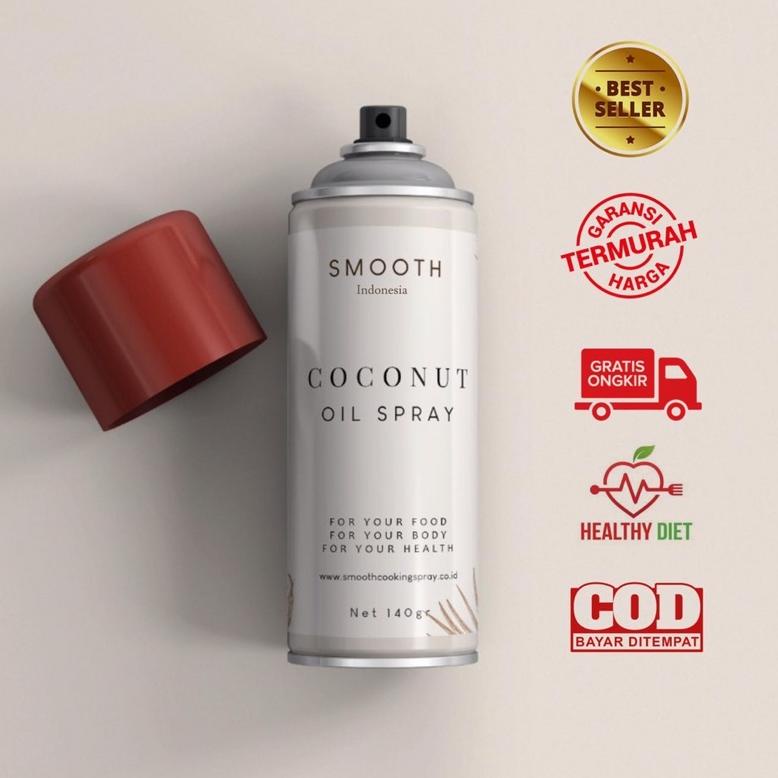 

vy✻Best Seller➥ Smooth Cooking Spray Minyak Kelapa Sehat Coconut Oil 140gr (Oil Sprayer Cooking Spray) 97 ✻