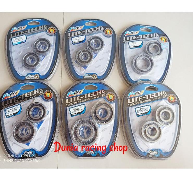 Bearing Klaher Kruk As Faito Lite tech Bering kruk as Faito Nmax Aerox Ninja Sonic 150 Supra GTR Rx 