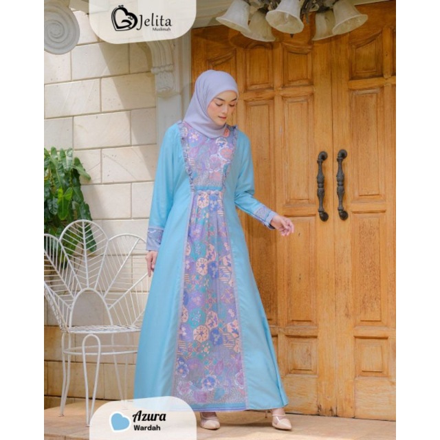 AZURA DRESS JELGANT GAMIS SYARI JELITA MUSLIMAH