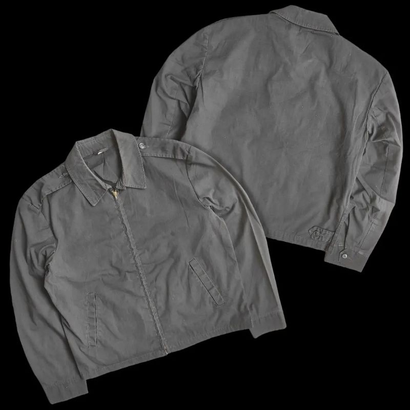 JAKET WINDBREAKER PARKA ARMY WORK DECK JAKET NAVY PRELOVED SECOND BRANDED ORIGINAL.