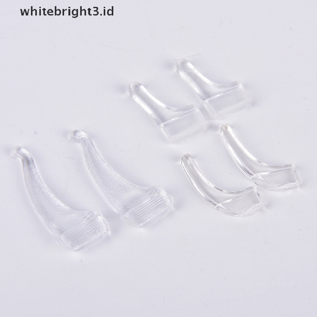 (whitebright3.id) 10 Pasang Kait Telinga Kacamata Anti Slip Bahan Silikon