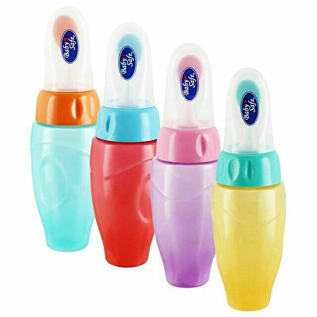 ♥BabyYank♥ aby Safe JP029 Botol Sendok Makan Bayi / Bottle Spoon Babysafe / Feeding Soft Feeder Easy Squeezy
