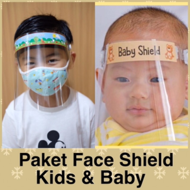 Paket Hemat Face Shield / Pelindung Wajah Anak / Pelindung Wajah Bayi / Paket Hemat APD