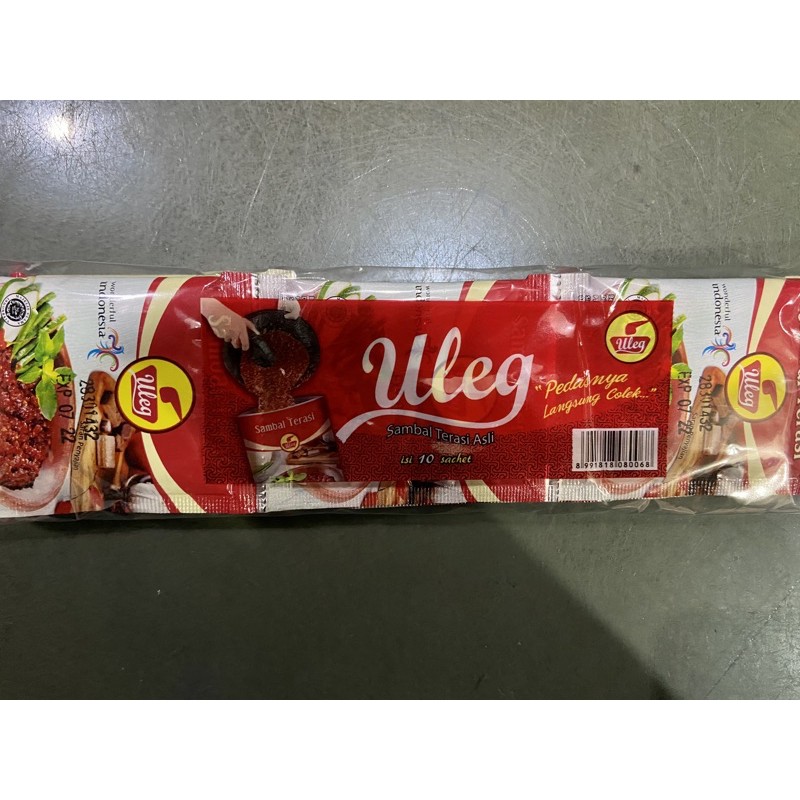 

sambal ULEG sachet 20 GR / renceng