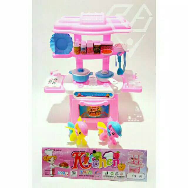 Masak tingkat + kuda pony / Kitchen set + kuda pony / Dapur tingkat / FK 108