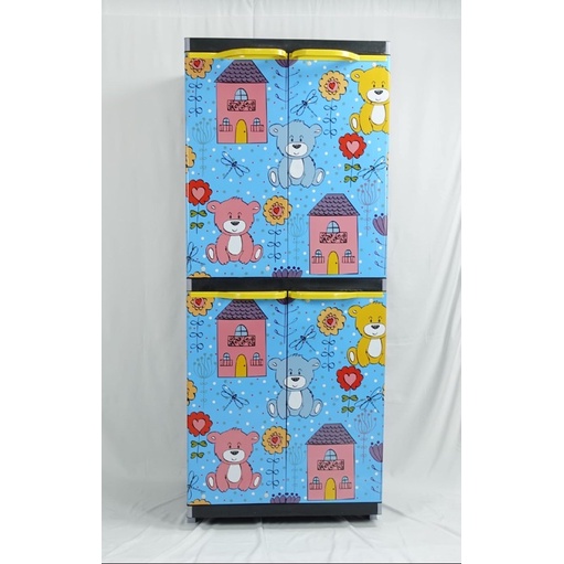 LEMARI PLASTIK LEMARI PAKAIAN MIAMI ORLANDO SUSUN 4