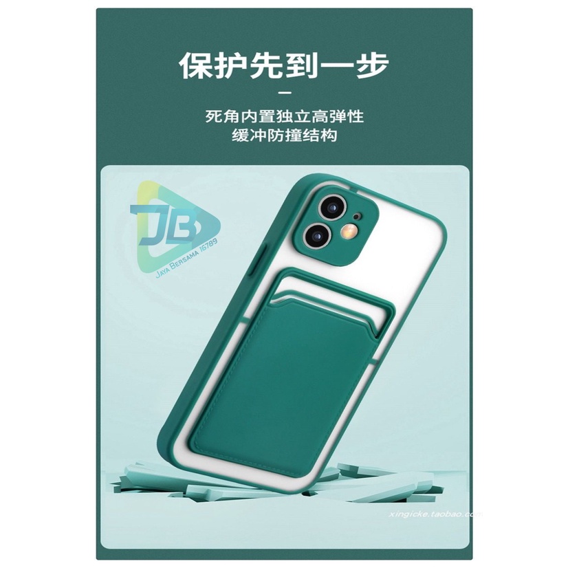 softcase choice aero slot card oppo vivo samsung xiaomi realme iphone all type JB5573