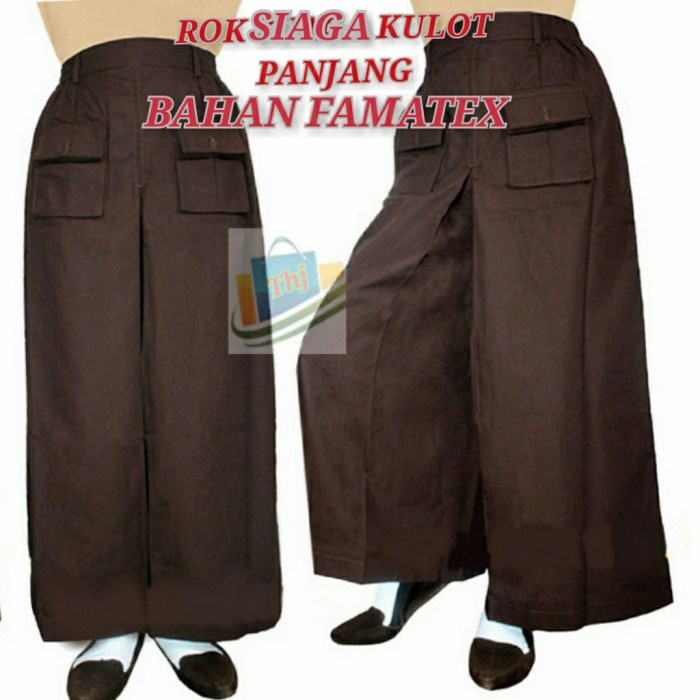 

ROK KULOT/ROK SIAGA PANJANG SD SMP SMA SERAGAM SEKOLAH SIZE 24-L5 - Kulot pramuka, 24-25