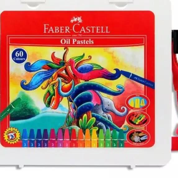 

Model Baru Crayon 60 warna / Hexagonal Oil Pastel 60 faber castell ..