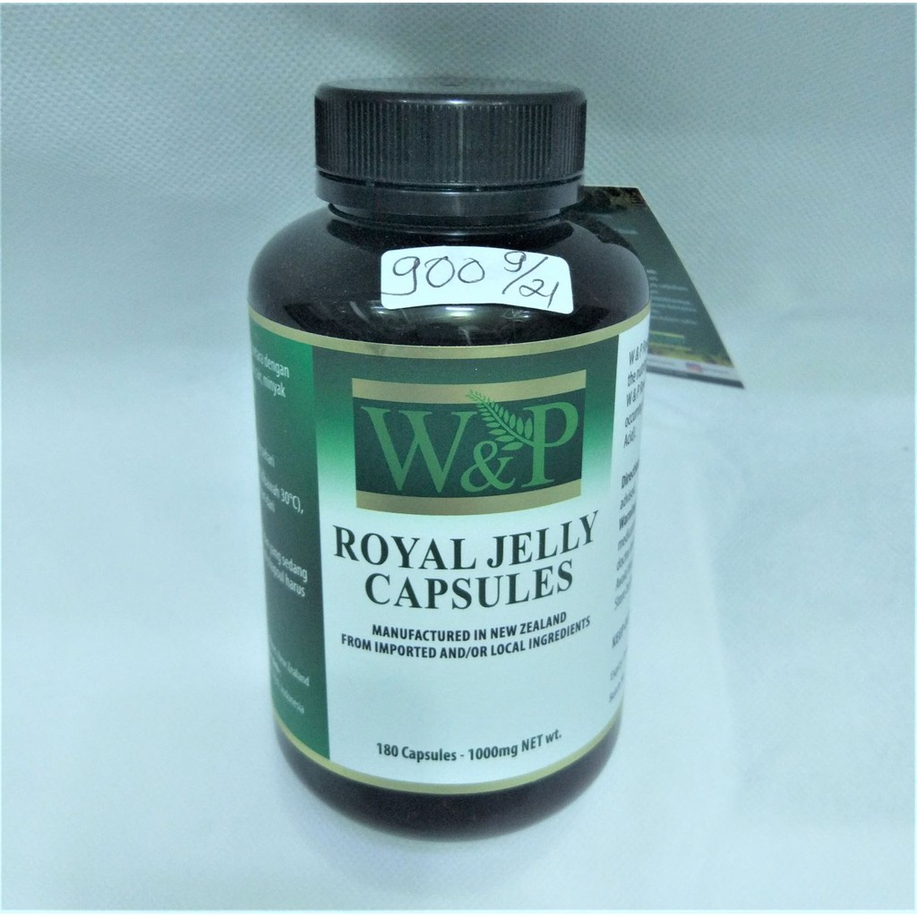 W&P Royal Jelly Capsules- 180 capsules