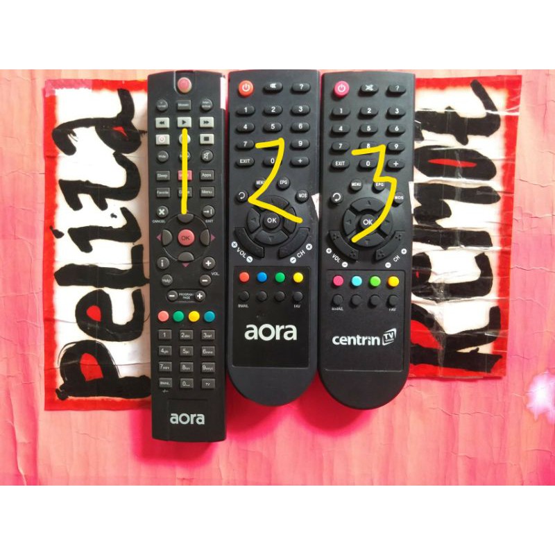 jual remot receiver tv AORA original terlengkap