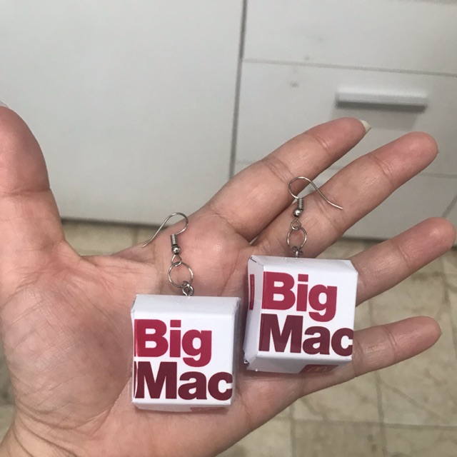 Anting miniatur big mac
