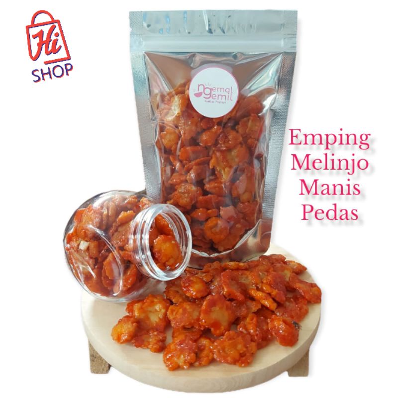 

Snack Jadul Emping Melinjo Balado Manis Pedas Kripik Emping Rasa Balado Kualitas Premium