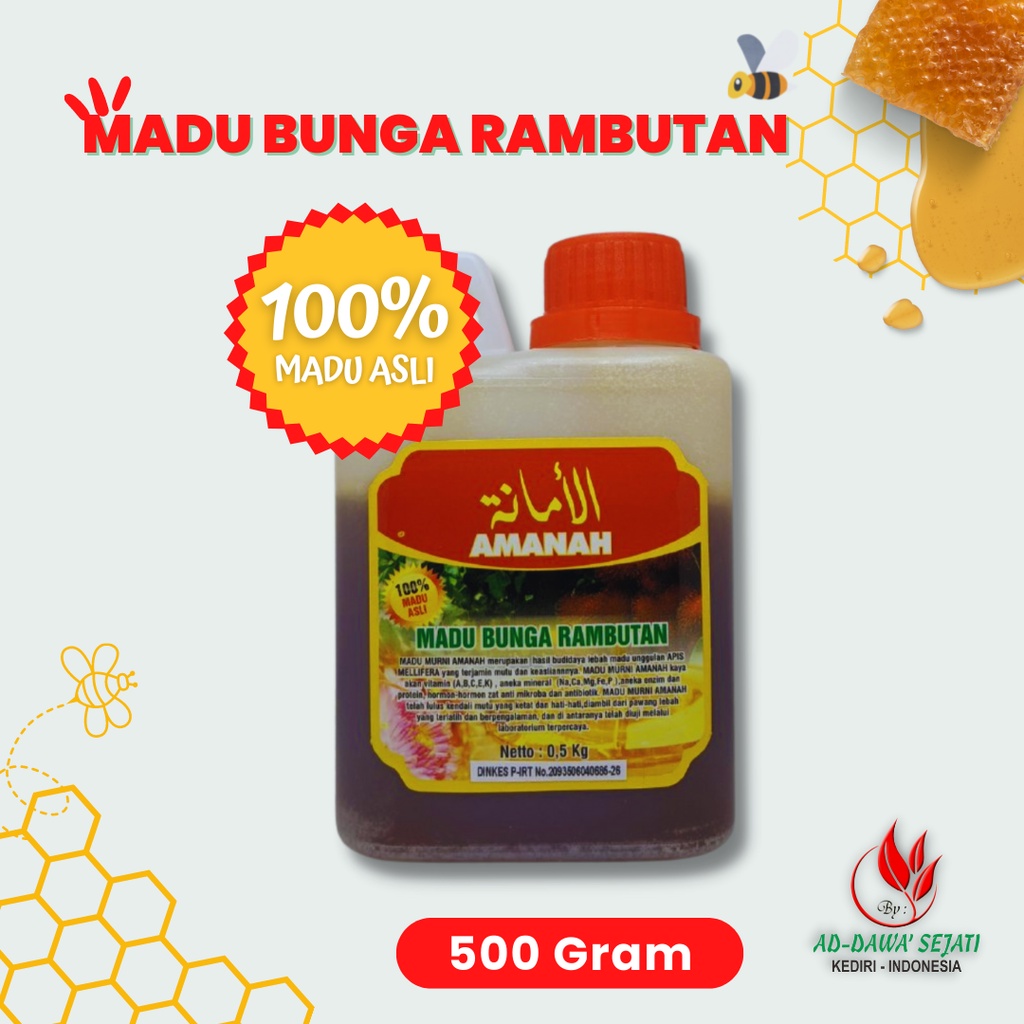 

Madu Amanah | Madu Bunga Rambutan | Madu Asli | Madu Murni | Madu Bunga Rambutan 500 Gram