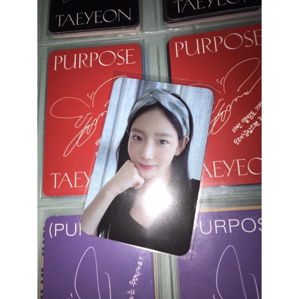 TAEYEON ACE KIT 2020 PHOTOCARD [SIGN]