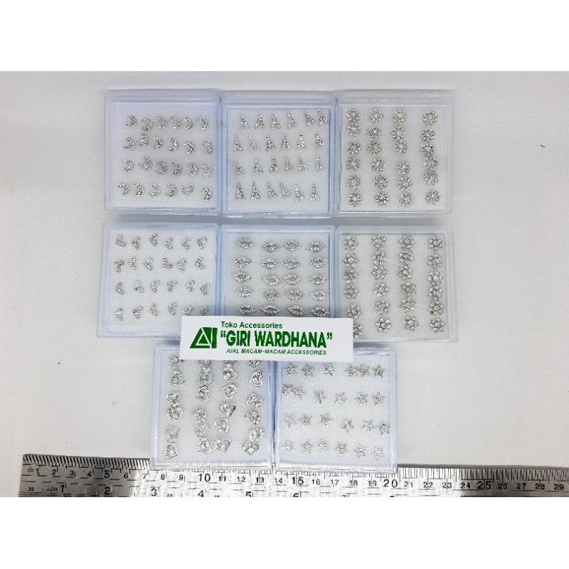 Anting Permata Full Giwang Box Radium Permata Ssn Grosir