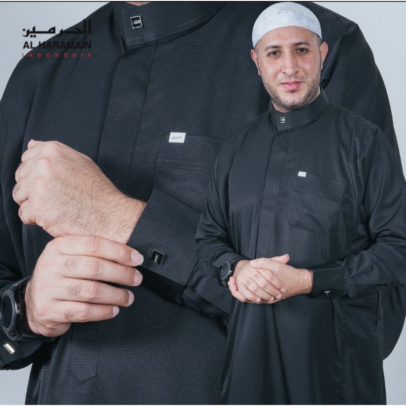GAMIS HARAMAIN WOOL PREMIUM MANSET | JUBAH AL HARAMAIN PREMIUM