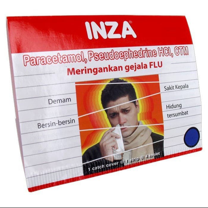 Inza FLU Pereda Pilek Demam Strip ORIGINAL-BPOM