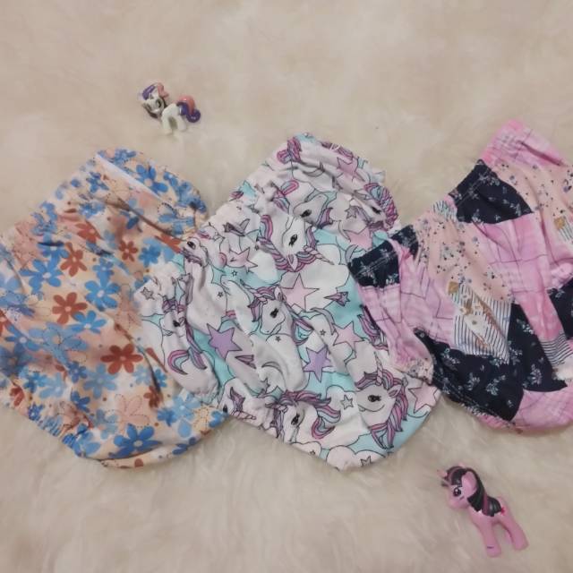 Celana dalam anak perempuan motif campur isi 3 pcs