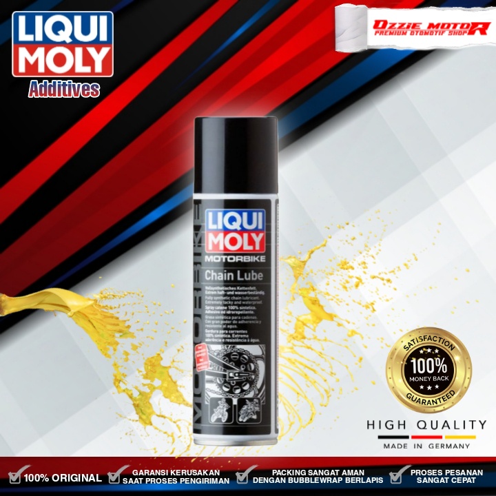 LIQUI MOLY MOTORBIKE CHAIN LUBE 250ML PELUMAS RANTE/RANTAI