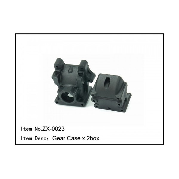 ZX-0023 Rc Car Caster Racing GEAR BOX UPPER & LOWER 1/8 Buggy EX-2.0