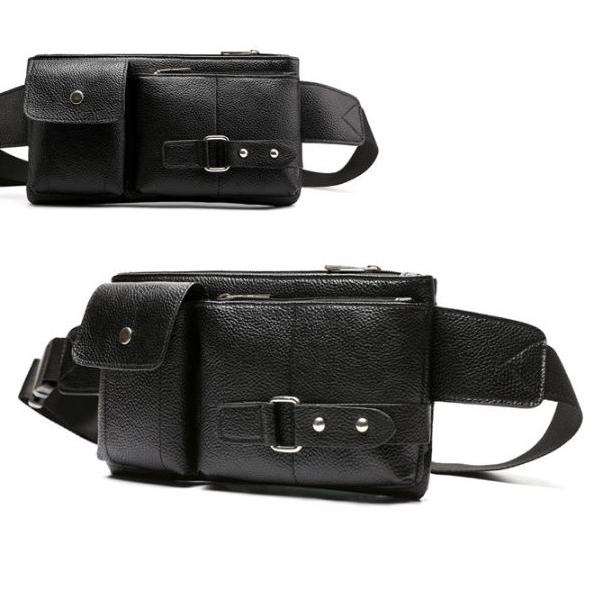 【FRESH】 TAS SELEMPANG PRIA KULIT MANE TA042B5 PREMIUM HITAM BAHU SHOULDER SLING BAG MEN BATAM IMPORT