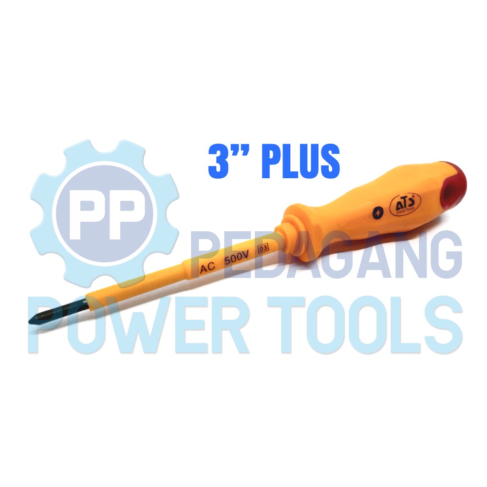 ATS OBENG LISTRIK AC 3 INCH PLUS GAGANG KARET ELECTRIC SCREWDRIVER