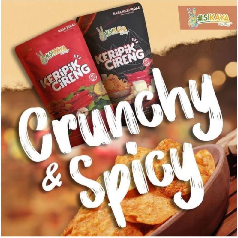 Keripik Cireng 150Gr SiKaya/cemilan