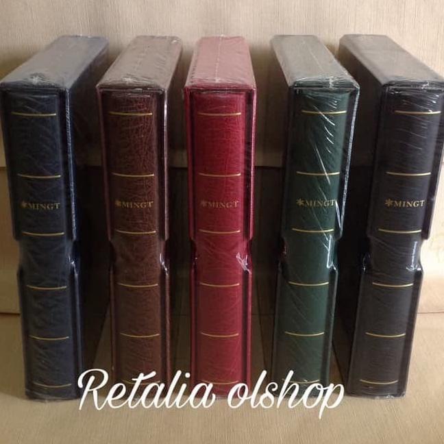 

JUAL!JUAL! Album Perangko Bahan Semi Kulit Free Refill 10 Lembar