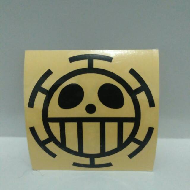 

Cutting sticker logo one piece
