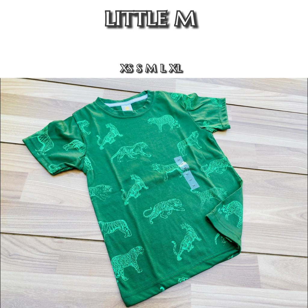 kaos little m hijau8