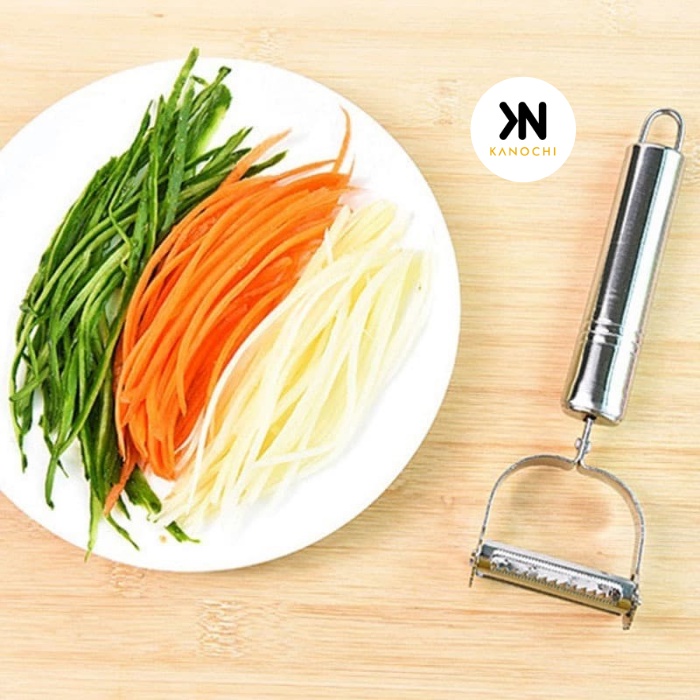 Peeler 2 in 1 Alat Pengupas Kulit Buah &amp; Sayur Stainlees Steel