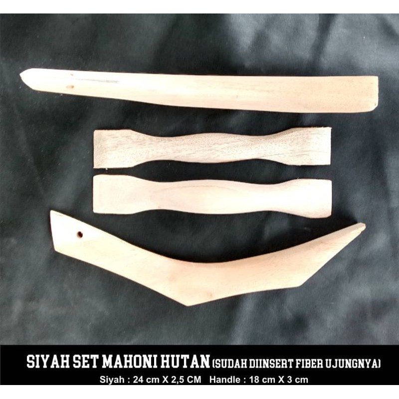 1 set siyah dan handle insert fiber