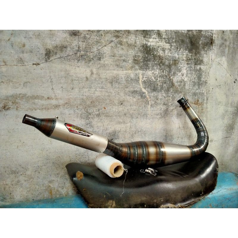 KNALPOT KOLONG RX KING RX SPECIAL KOMPETISI SLINCER ALMU CREAMPIE,