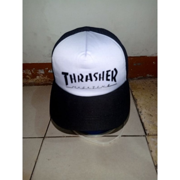 Topi thrasher original jaring second bekas